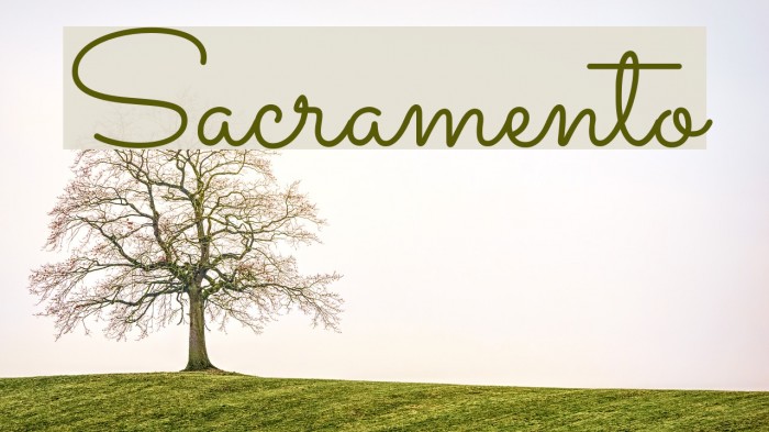 sacramento font